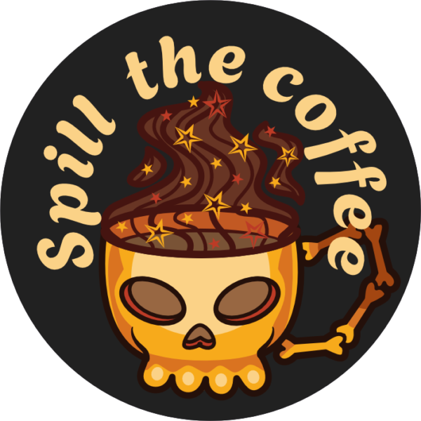Spill the tea/coffee/yerba | Przypinka - obrazek 3