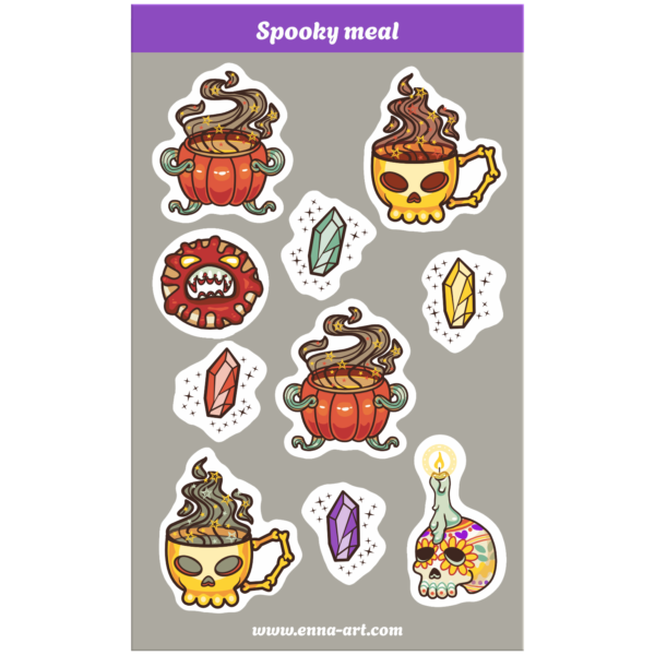 Spooky Meal  | Arkusz naklejek