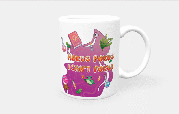 Hokus pokus, I can't fokus kubek na prezent do pracy