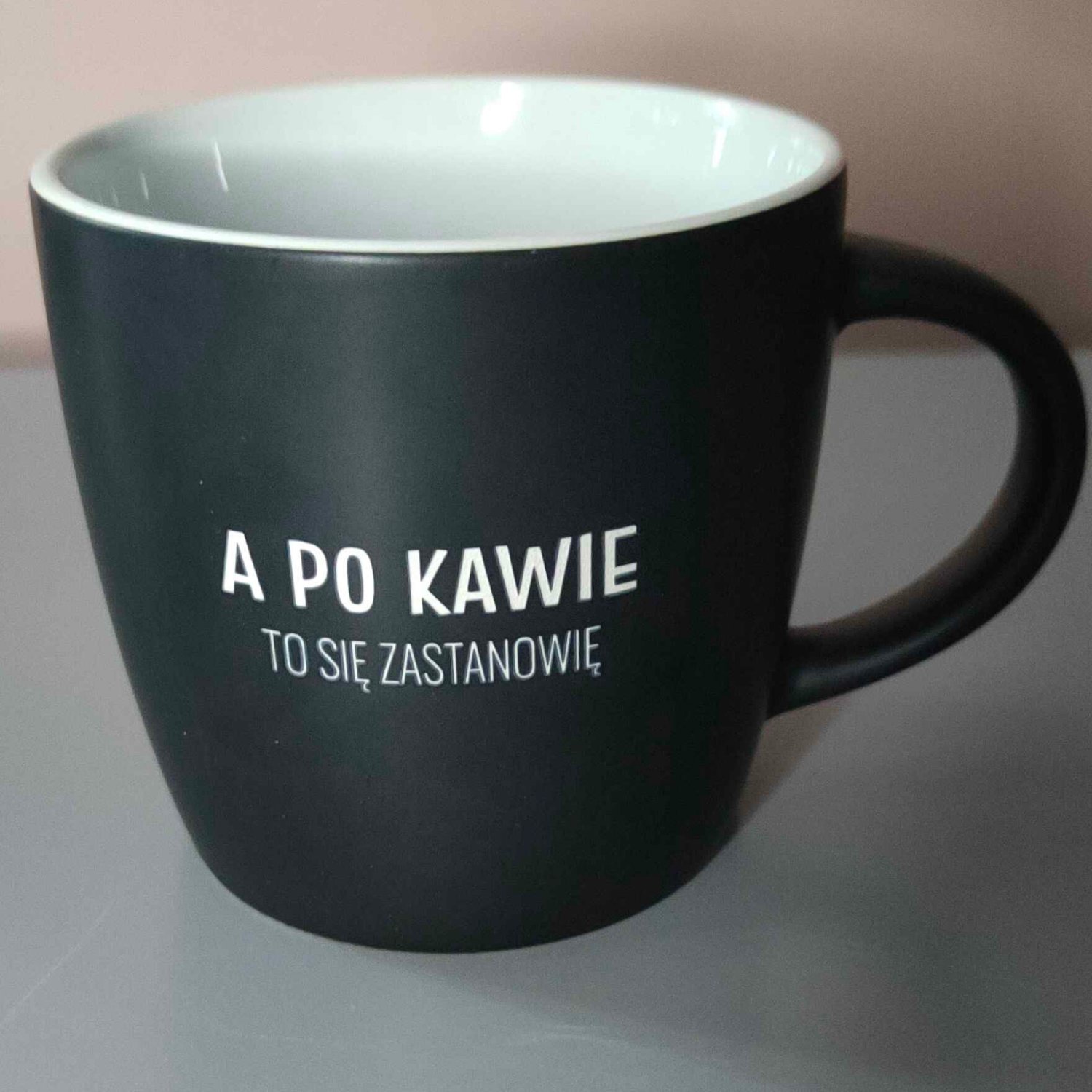 Kubek „Bez kawy nie rozmawiam” - obrazek 3